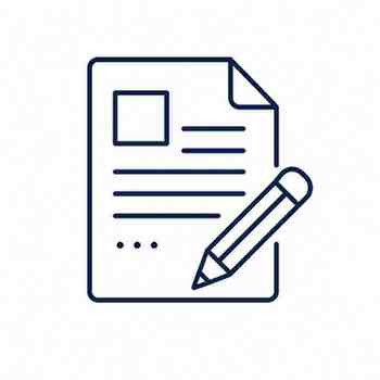 Content marketing icon representing content strategy and content creation services by a digital marketing agency in Chennai
