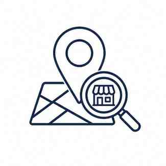 Local SEO icon representing local search optimization and Google Business Profile management by a digital marketing agency in Chennai